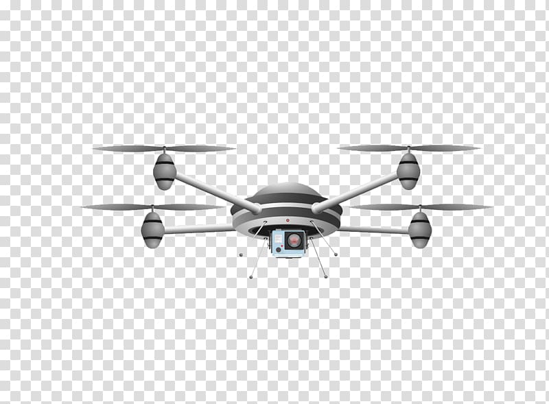 Unmanned aerial vehicle Aircraft Airplane, UAV transparent background PNG clipart