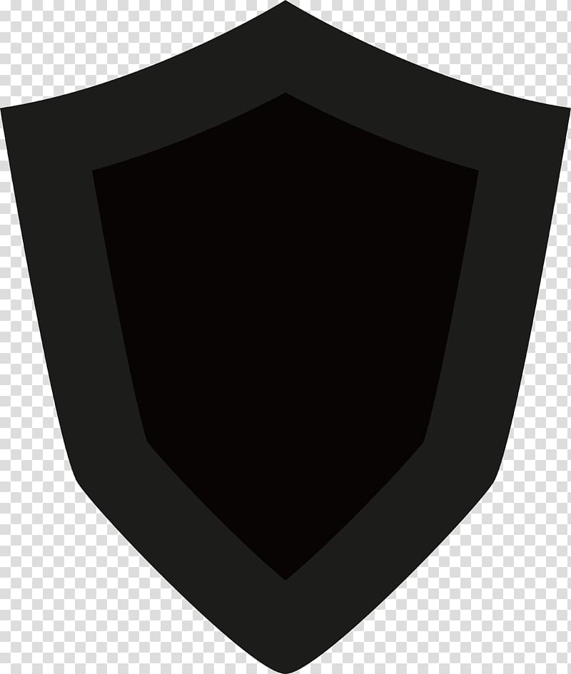 Rectangle Pattern, Black shield transparent background PNG clipart