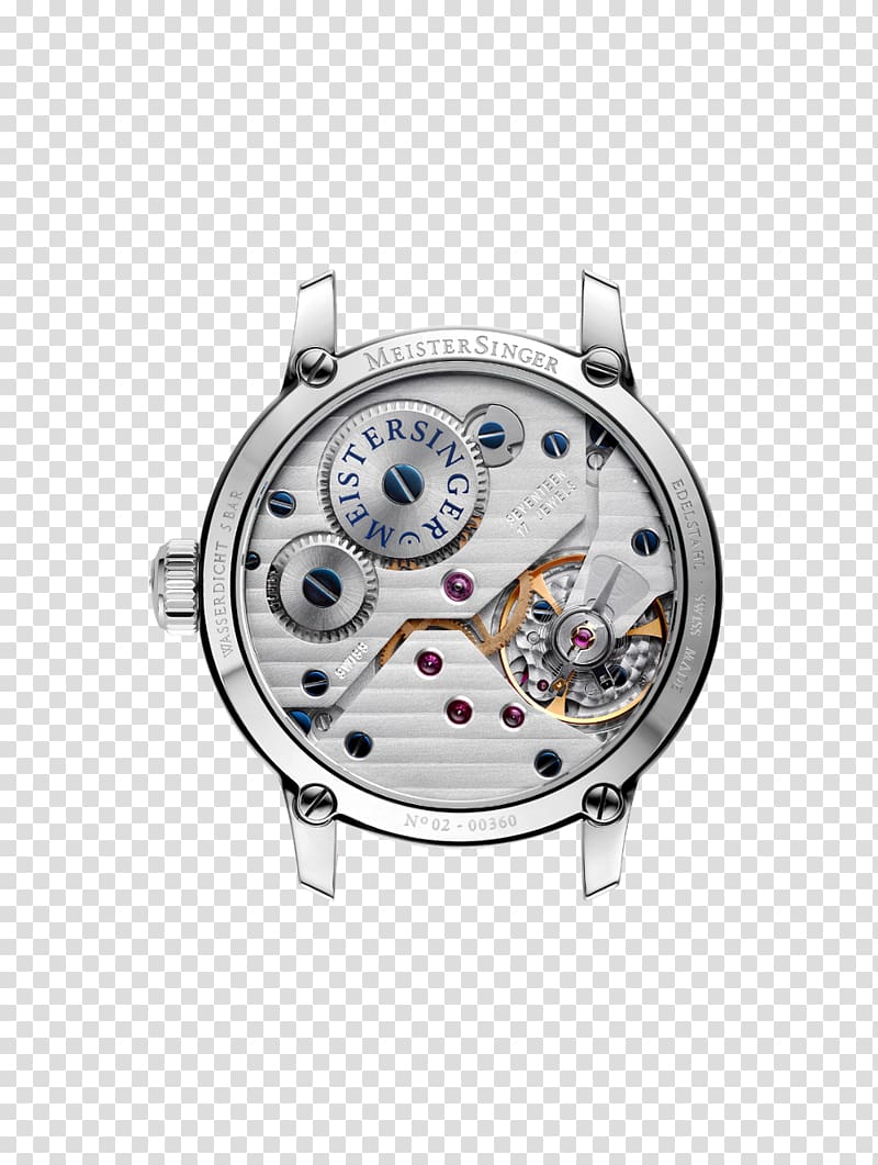 Watch MeisterSinger Clock face Time Aiguille, watch transparent background PNG clipart