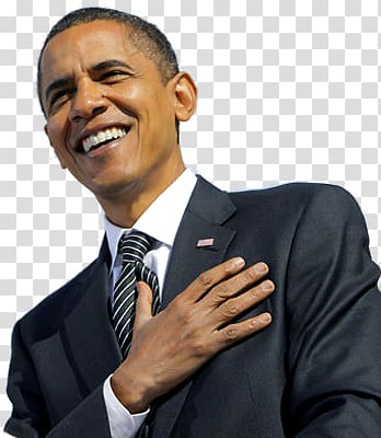 Barack Obama transparent background PNG clipart