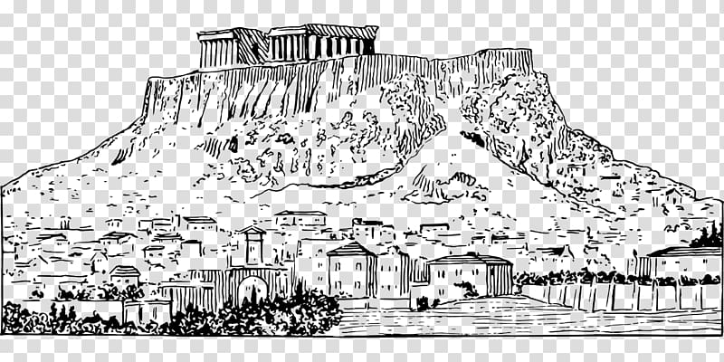 Parthenon Acropolis of Athens Drawings Sketchbook, greece transparent background PNG clipart