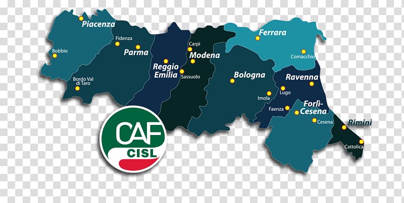 Emilia-Romagna Map , map transparent background PNG clipart