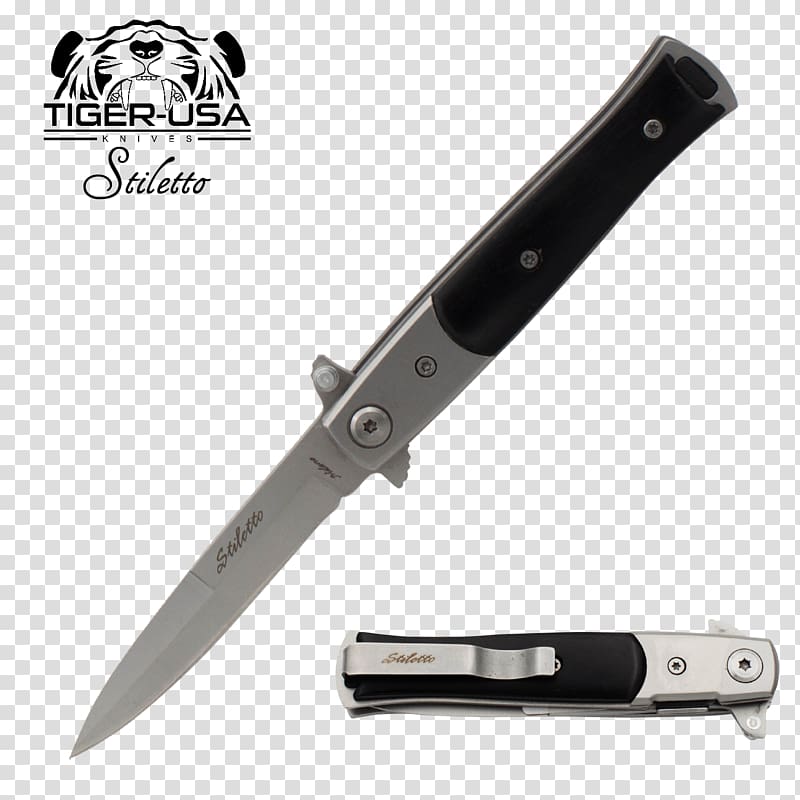 Utility Knives Hunting & Survival Knives Throwing knife Bowie knife, fashion folding transparent background PNG clipart