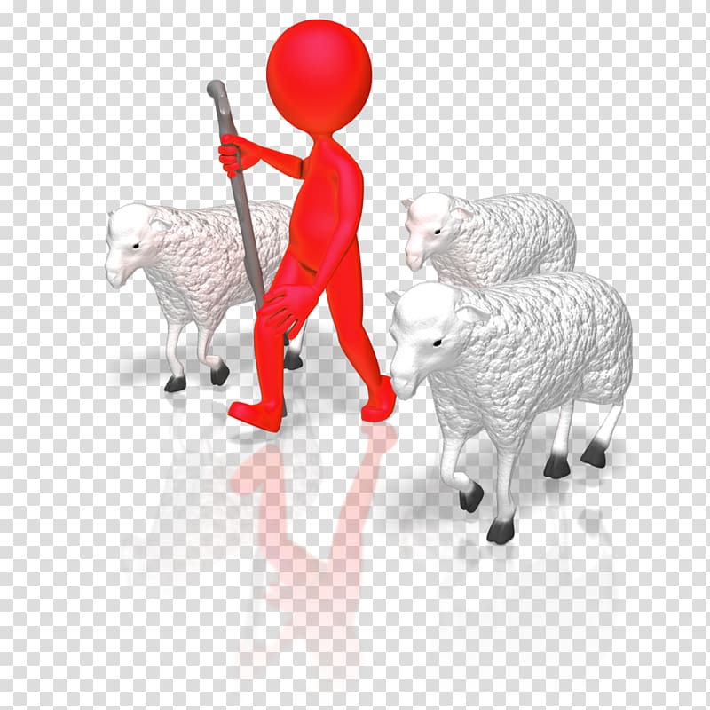 Stick figure Animation Herder Presentation Sheep, figure transparent background PNG clipart