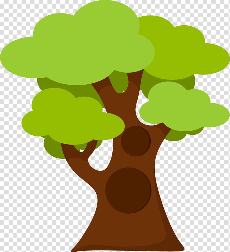 brown and green tree ed illustration, African Trees , Madagascar Trees transparent background PNG clipart