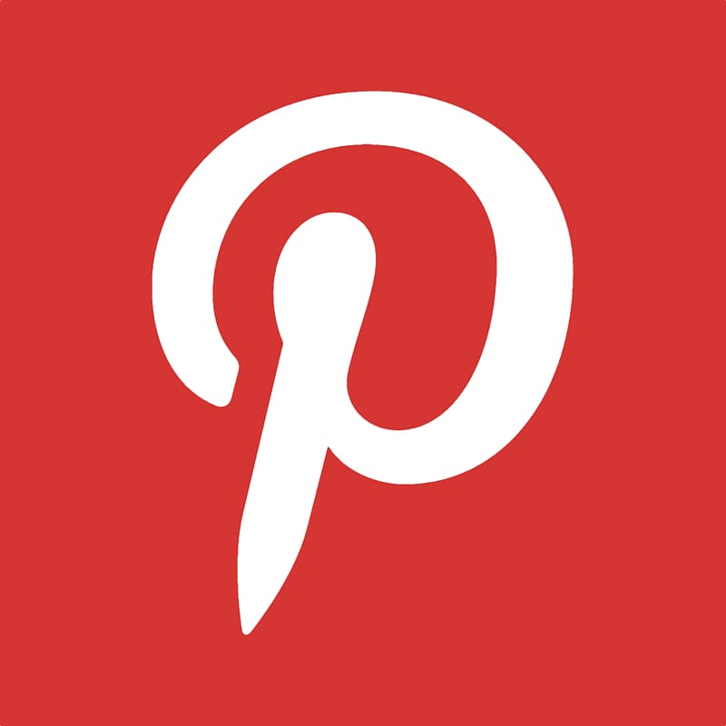Pinterest logo, Square Pinterest Icon transparent background PNG clipart