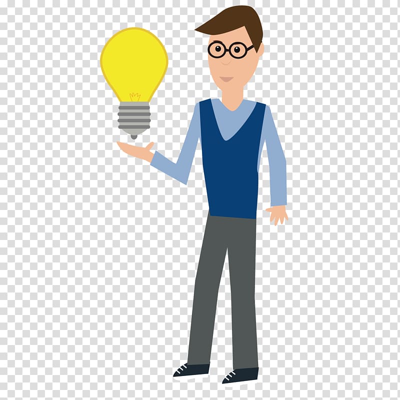 Computer file, Smart man transparent background PNG clipart