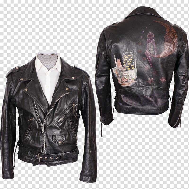 Leather jacket Vintage clothing, jacket transparent background PNG clipart