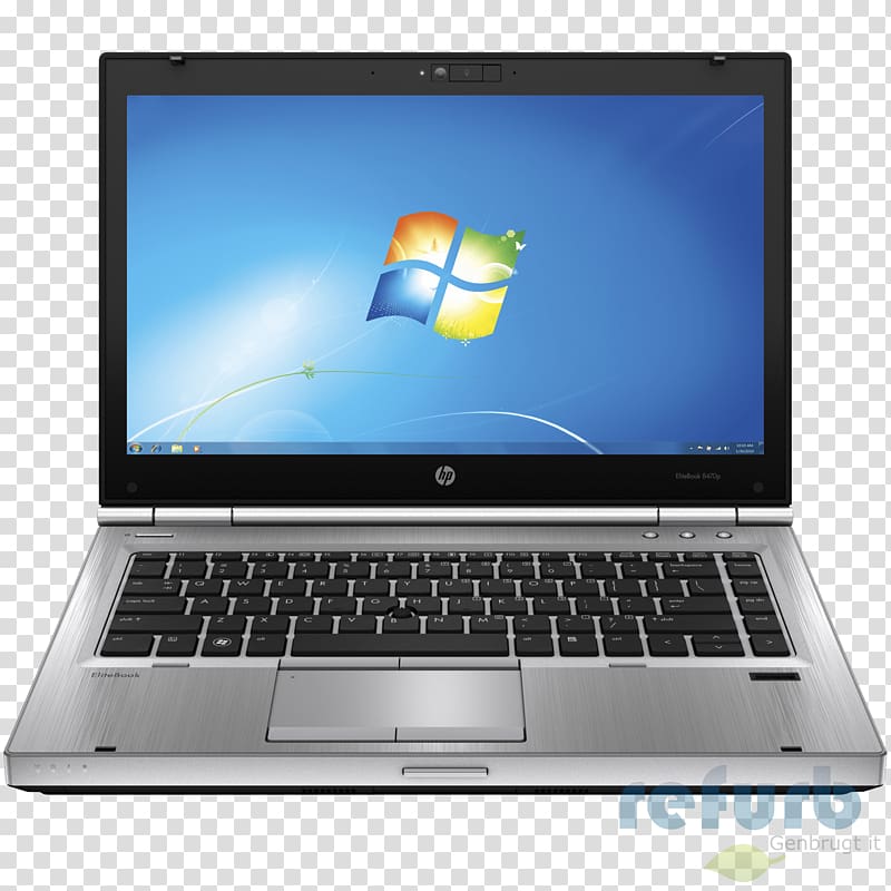 HP EliteBook 8470p Laptop Intel Hewlett-Packard, Laptop transparent background PNG clipart