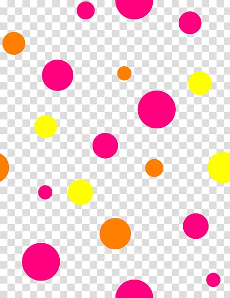 Polka dot Circle Area Petal Font, Neon Dot transparent background PNG clipart