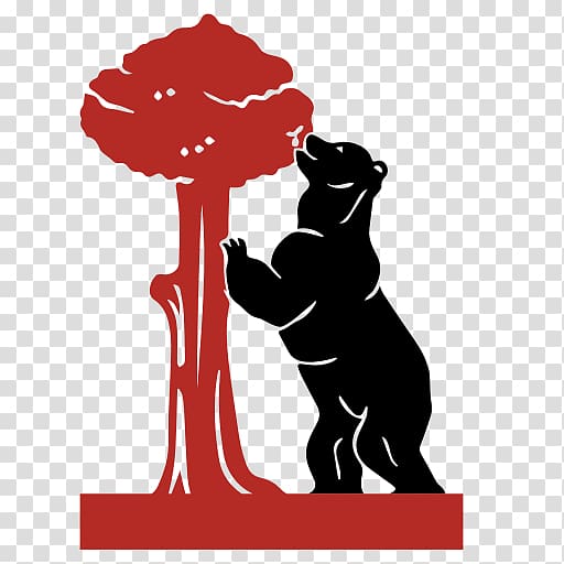 Statue of the Bear and the Strawberry Tree Computer Icons Portable Network Graphics Flag of the City of Madrid, uncle bear transparent background PNG clipart