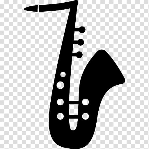 Saxophone Silhouette Musical Instruments, instrument transparent background PNG clipart