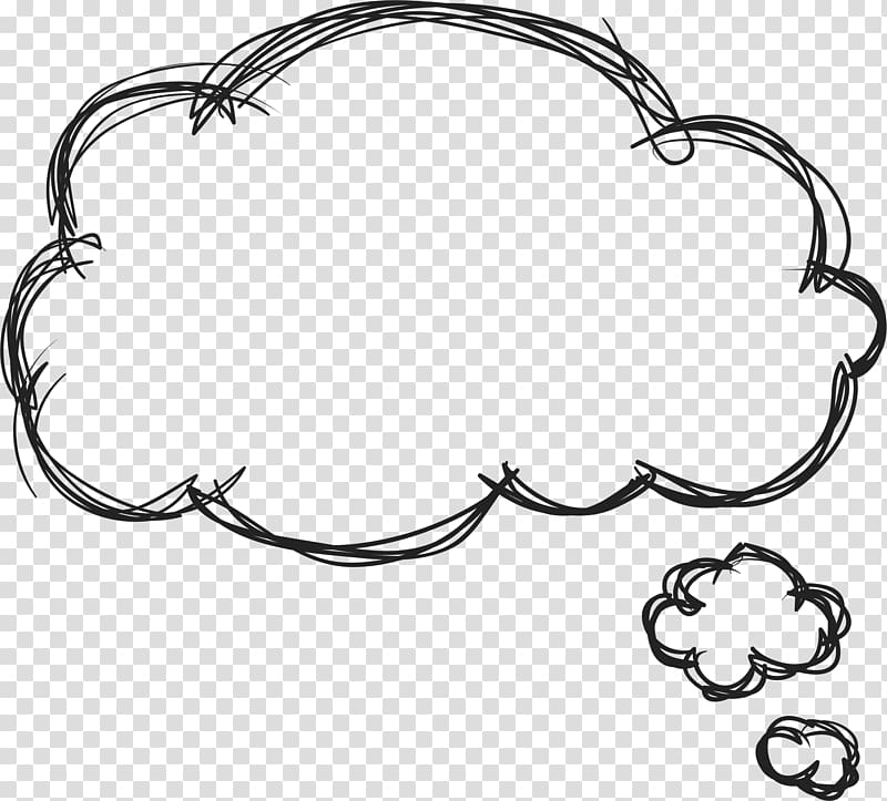 black simple cloud border texture transparent background PNG clipart