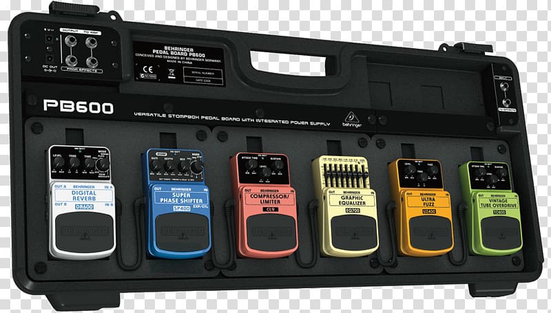 Pedalboard Behringer PB600 Pedal Board Effects Processors & Pedals, Energy Effect transparent background PNG clipart