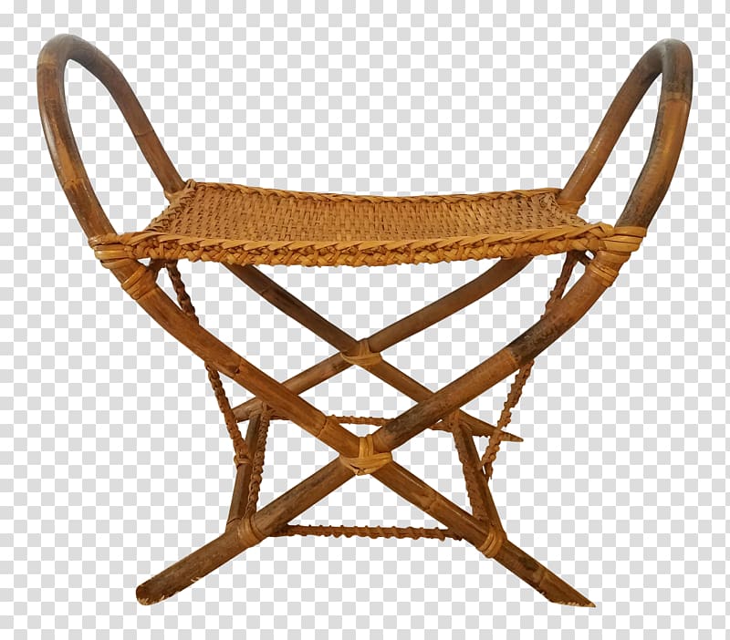 Furniture Bench Chair Wicker Seat, chair transparent background PNG clipart