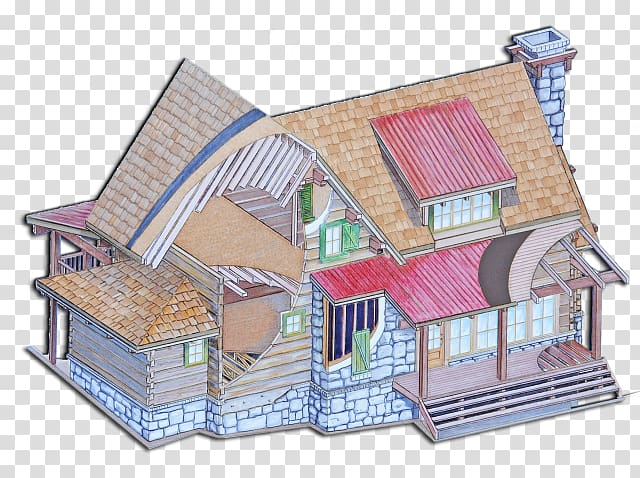 House Roof, nature elements transparent background PNG clipart