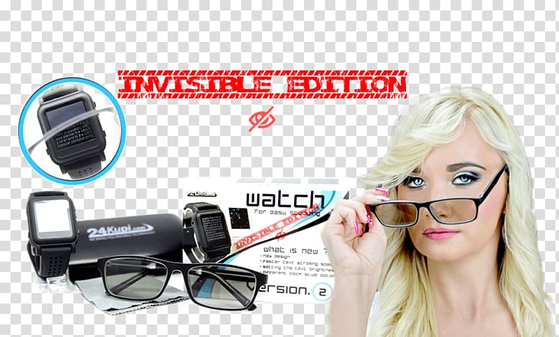 Smartwatch Test Glasses Earpiece micro, watch transparent background PNG clipart