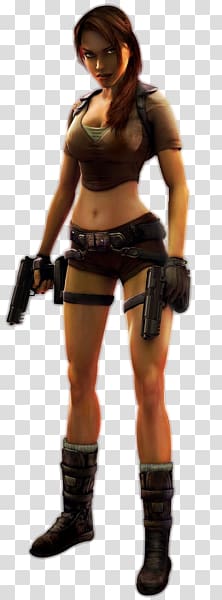 Lara Croft transparent background PNG clipart