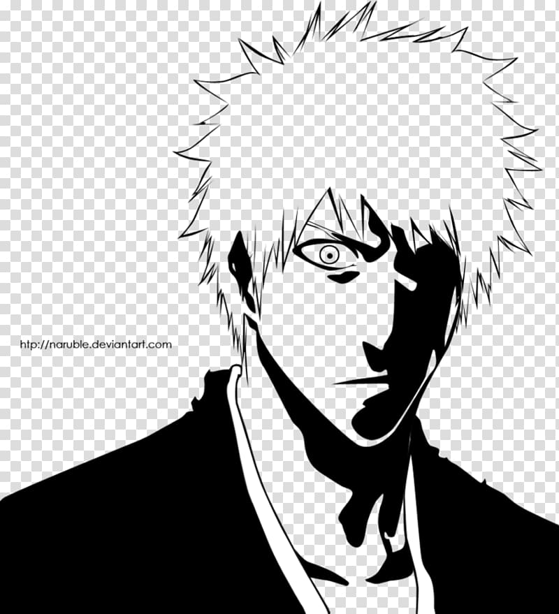 Ichigo Kurosaki Line art Drawing Mangaka Anime, ichigo kurosaki transparent background PNG clipart