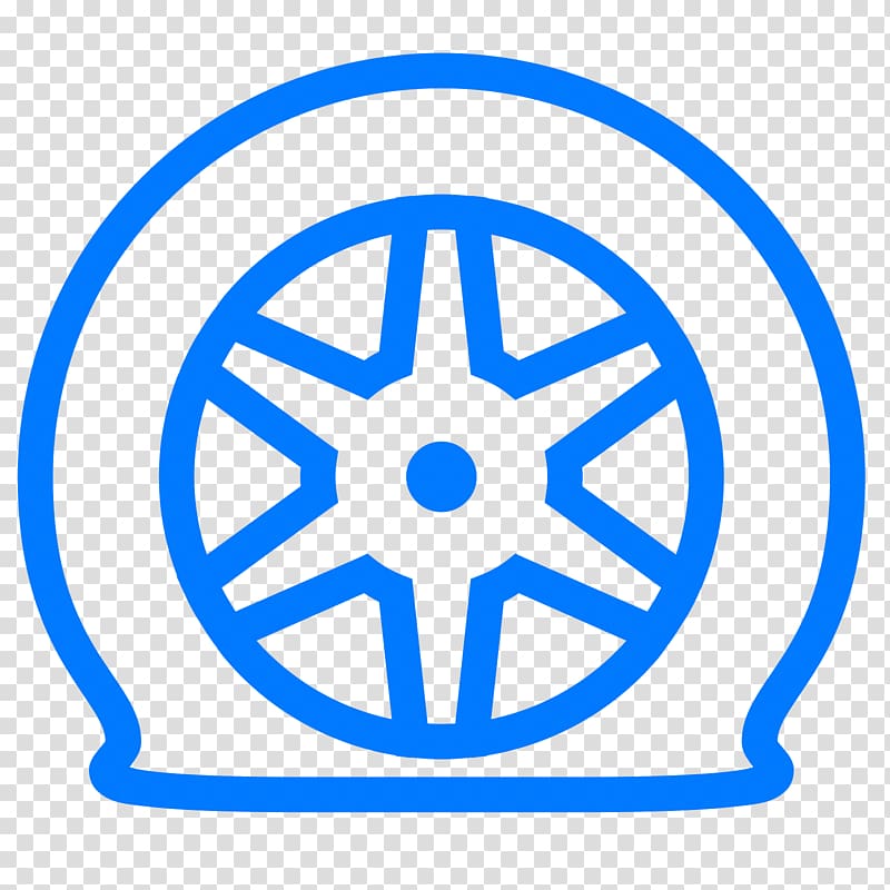 Car Flat tire Wheel Tire rotation, spare tire transparent background PNG clipart