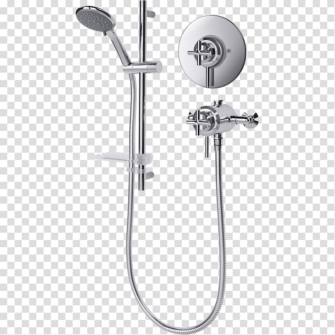 Thermostatic mixing valve Shower Bathroom Mixer, Shower head transparent background PNG clipart