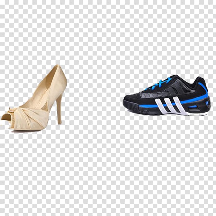 Sneakers Shoe Nike Sportswear, Sports shoes with heels transparent background PNG clipart