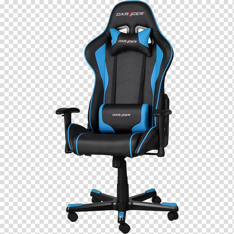 Gaming chair DXRacer Video game Seat, chair transparent background PNG clipart