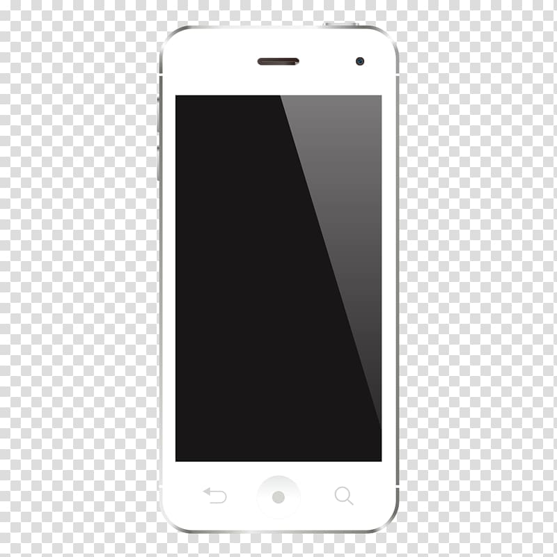 Feature phone Smartphone Mobile phone, White Smartphone transparent background PNG clipart