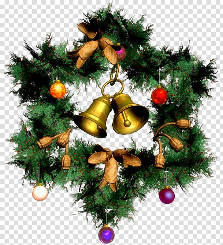 Snegurochka Christmas decoration Advent wreath, Christmas bells transparent background PNG clipart