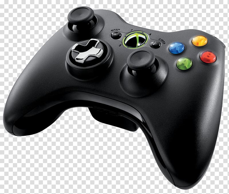 Xbox 360 controller Xbox One controller Black Kinect, microsoft gamepad for pc transparent background PNG clipart