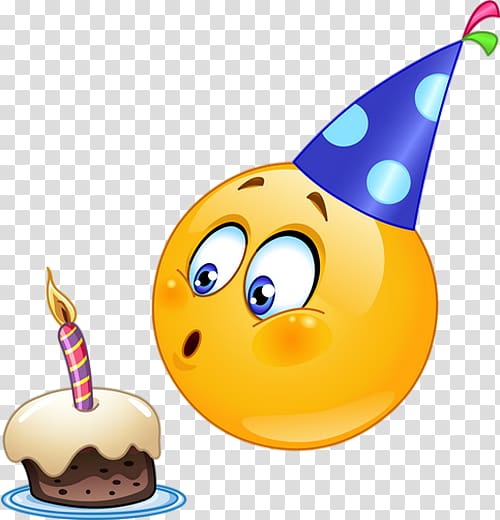 yellow emoji , Birthday cake Wedding invitation Greeting & Note Cards Emoticon, joyeux anniversaire transparent background PNG clipart