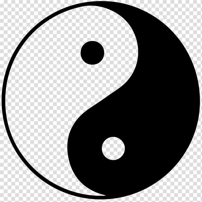 Yin and yang Symbol Taoism Taiji , yin yang transparent background PNG clipart