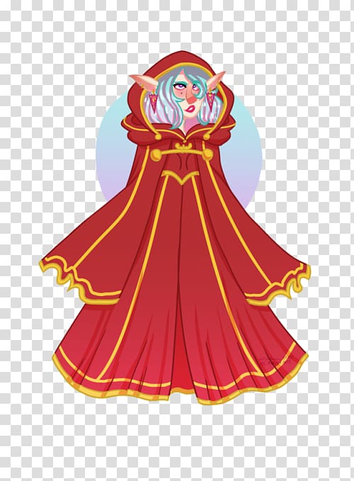 The Adventure Zone Lich Art Podcast Robe, red cloak transparent background PNG clipart