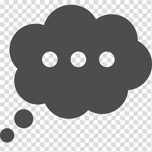 Computer Icons Thought , Thinking Bubble Icon transparent background PNG clipart