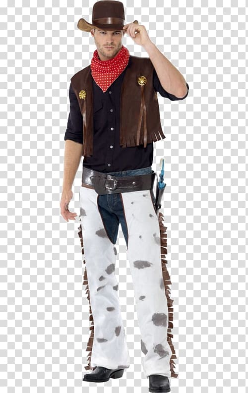 Costume party Cowboy Chaps Clothing, dress transparent background PNG clipart