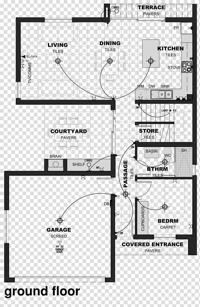 Floor plan Building Site plan Architectural plan, building transparent background PNG clipart