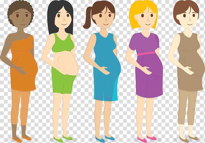 Pregnancy Woman Illustration, pregnant woman transparent background PNG clipart