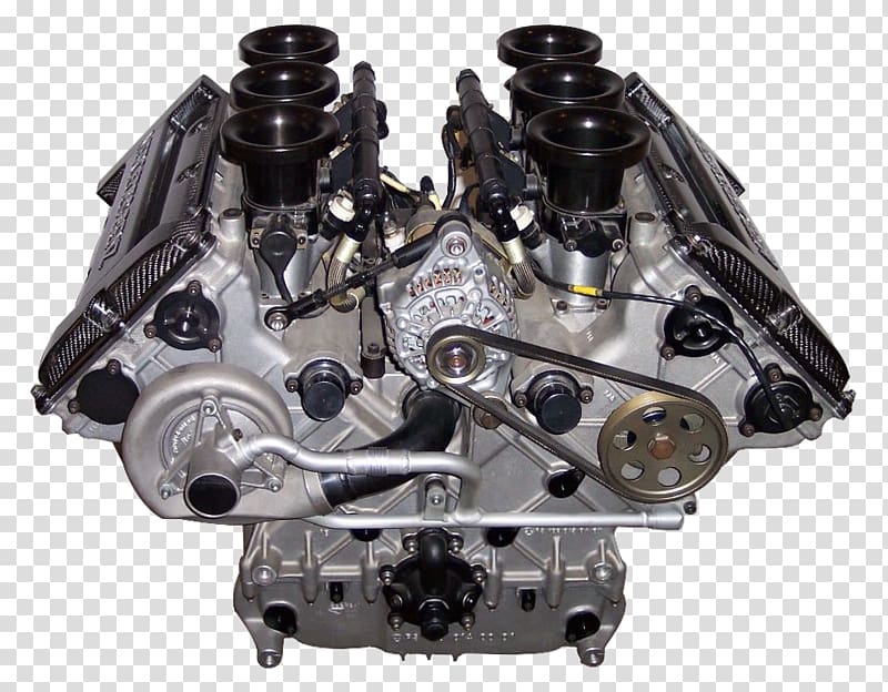 Car V6 engine Engine displacement Cylinder, motor transparent background PNG clipart