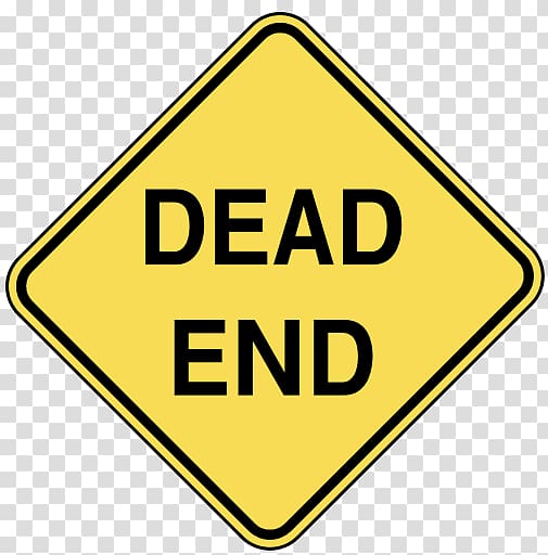 Dead end , Road Traffic Signs transparent background PNG clipart