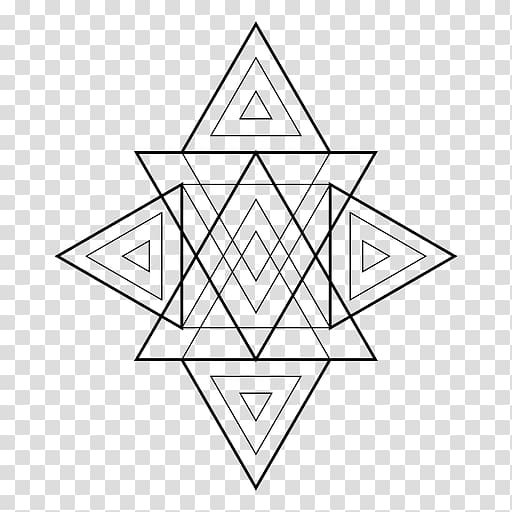 Triangle Sacred geometry Geometric shape Area, diamond geometry triangle transparent background PNG clipart