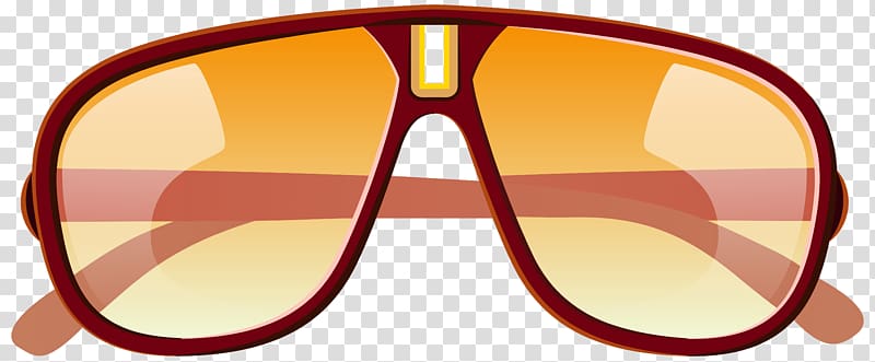 Sunglasses Ray-Ban , Yellow Sunglasses transparent background PNG clipart