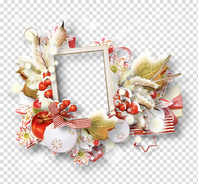 Creative Christmas Frame transparent background PNG clipart