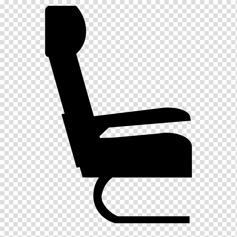 Airplane Airline seat Computer Icons Train , croissant transparent background PNG clipart