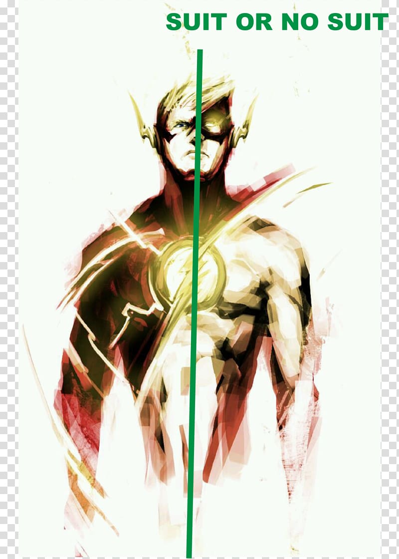 The Flash Wally West Art Comic book, Flash transparent background PNG clipart