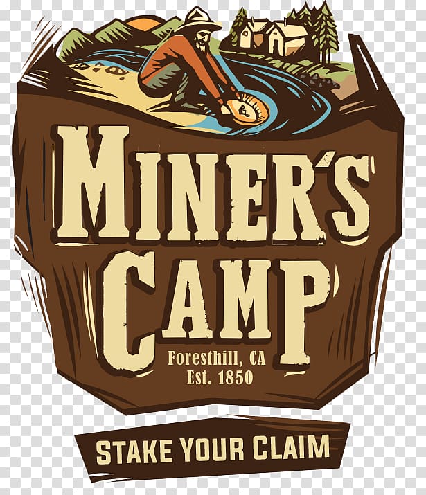 Miners Camp Food Log cabin Mining, hazzard transparent background PNG clipart