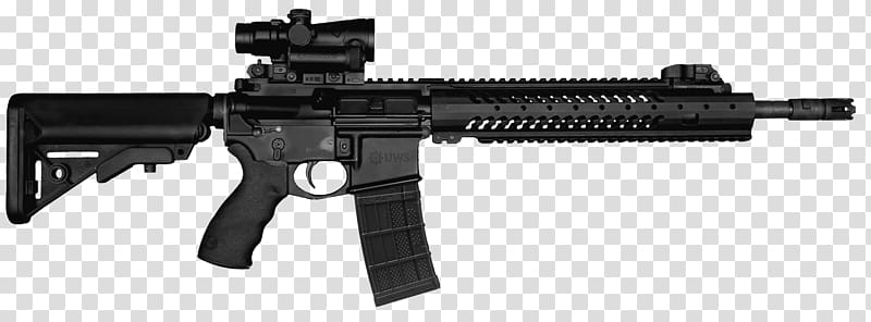 Rifle M4 carbine Firearm Airsoft Guns Submachine gun, assault rifle transparent background PNG clipart
