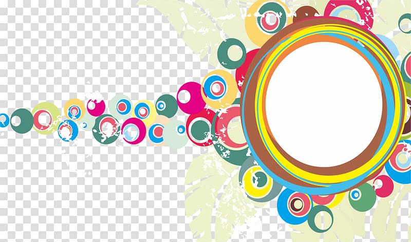 multicolored circles art, Geometry Circle, Color trends circles transparent background PNG clipart