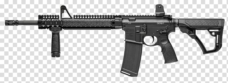 Daniel Defense M4 carbine Firearm Arms industry 5.56×45mm NATO, weapon transparent background PNG clipart