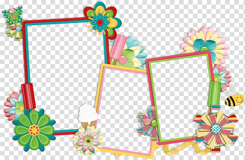 assorted floral frames illustration, Frames Child, french frame transparent background PNG clipart