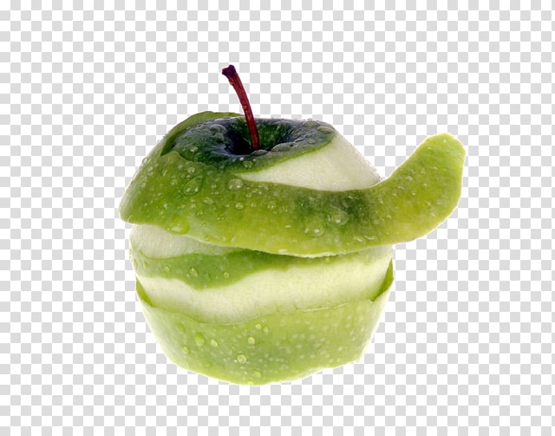 Apple Breakfast Fruit salad, Green apple transparent background PNG clipart